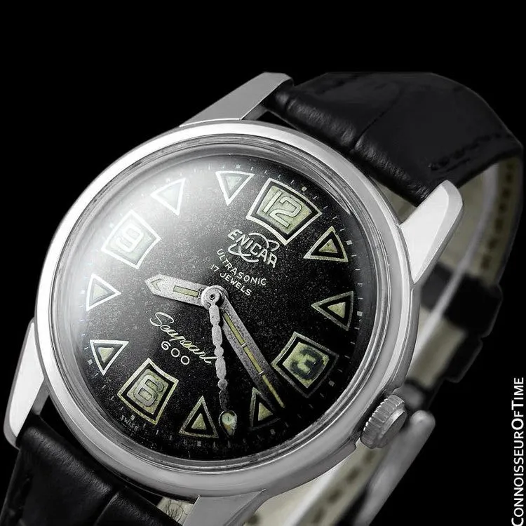 1958 Enicar Seapearl 600 (Sherpa) Mens Vintage Explorers & Divers Watch - Stainless Steel