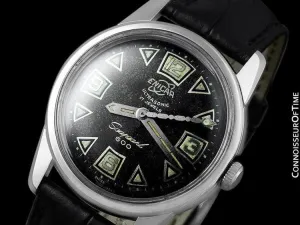 1958 Enicar Seapearl 600 (Sherpa) Mens Vintage Explorers & Divers Watch - Stainless Steel