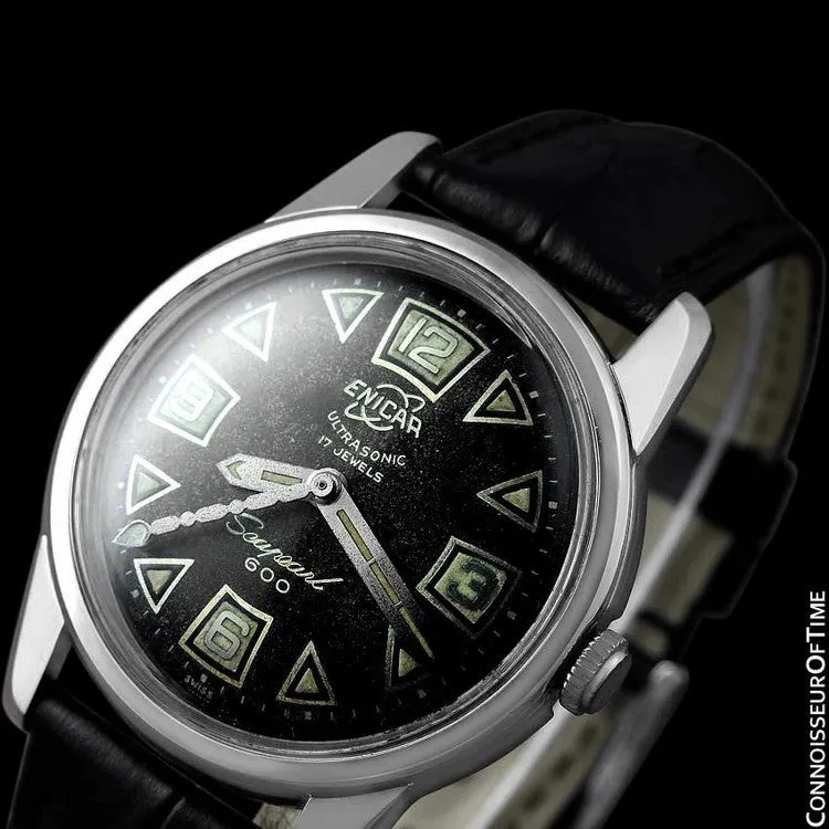 1958 Enicar Seapearl 600 (Sherpa) Mens Vintage Explorers & Divers Watch - Stainless Steel