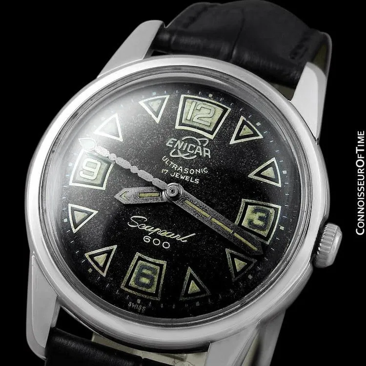 1958 Enicar Seapearl 600 (Sherpa) Mens Vintage Explorers & Divers Watch - Stainless Steel
