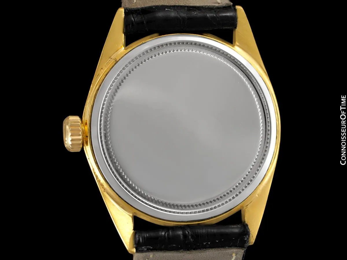 1960 Rolex Oyster Royal Classic Vintage Mens Handwound Watch - 18K Gold Plated & Stainless Steel