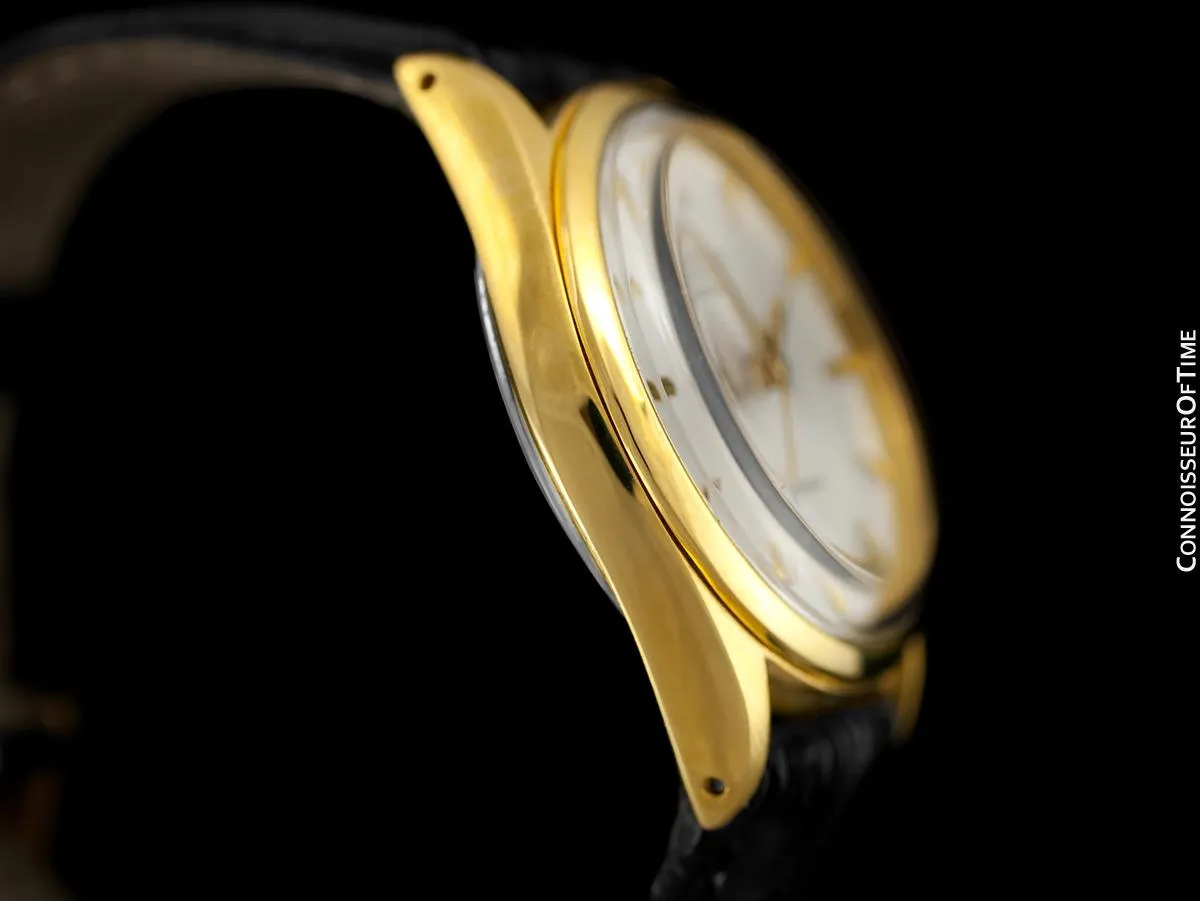 1960 Rolex Oyster Royal Classic Vintage Mens Handwound Watch - 18K Gold Plated & Stainless Steel