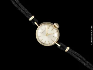 1960's Cartier Vintage Classic Ladies Handwound Watch - 18K Gold