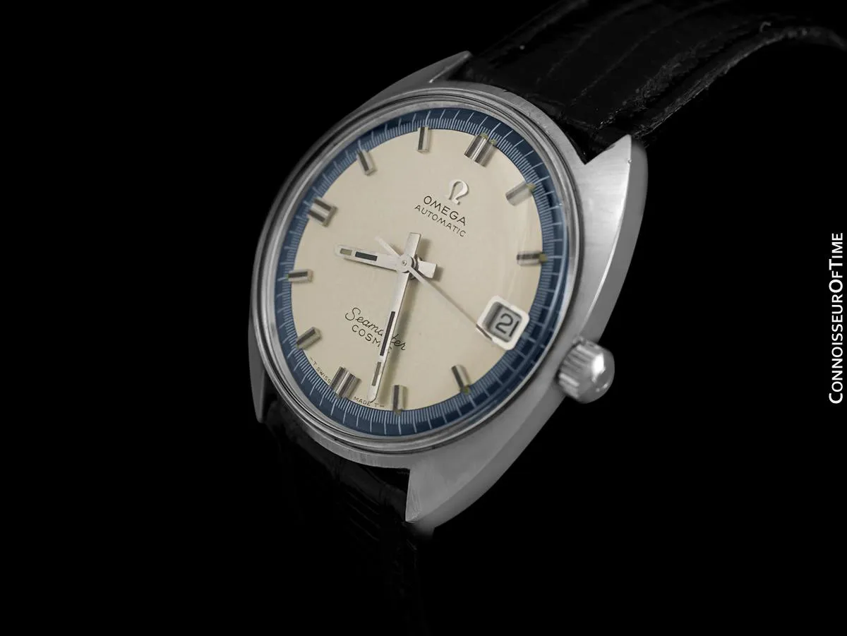 1960's Omega Vintage Mens Seamaster Cosmic with Date, Caliber 563/565 - Stainless Steel