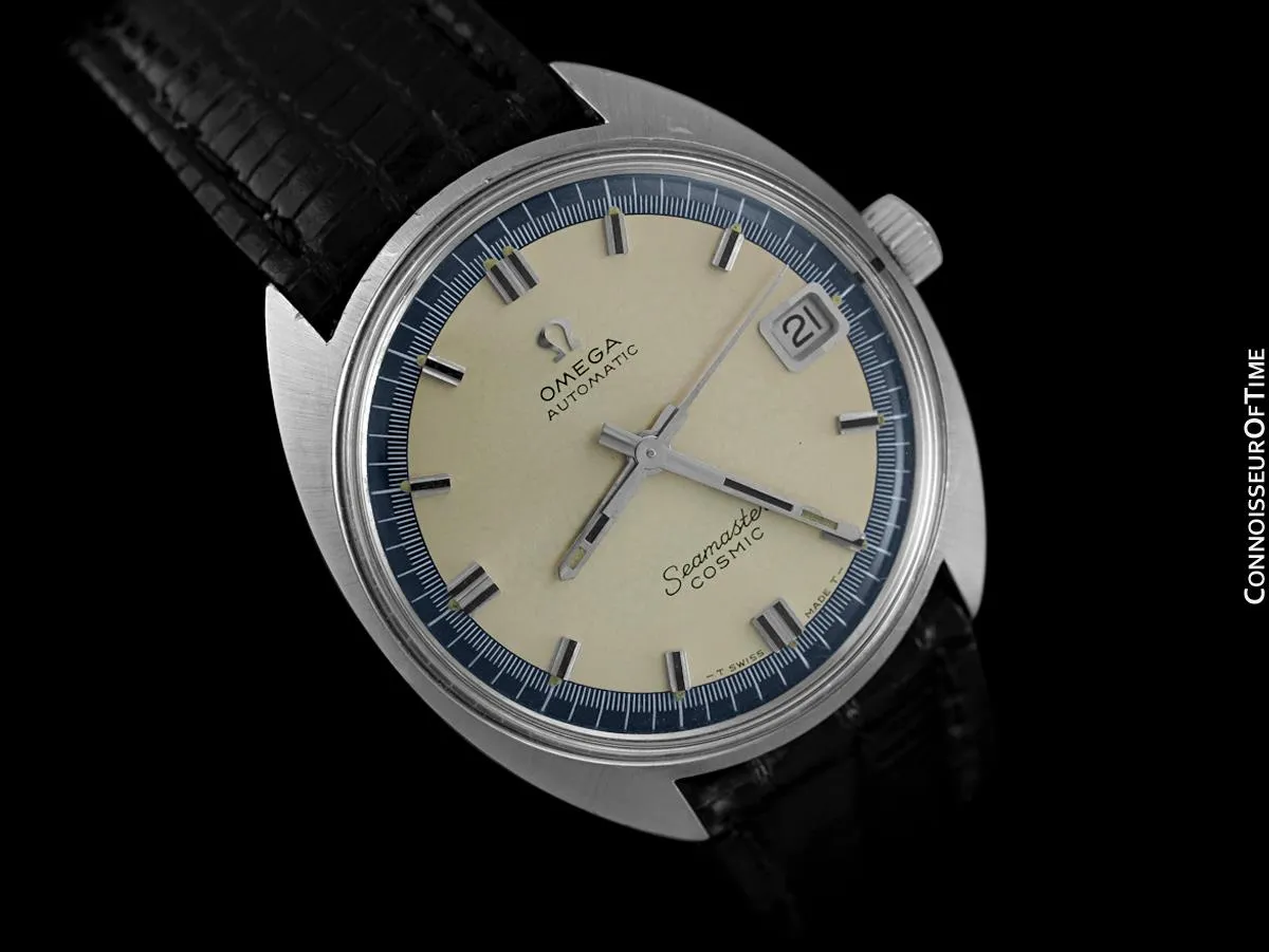 1960's Omega Vintage Mens Seamaster Cosmic with Date, Caliber 563/565 - Stainless Steel