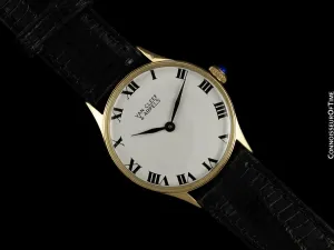 1960's Van Cleef & Arpels VCA Vintage Mens Midsize Unisex Dress Watch - 14K Gold