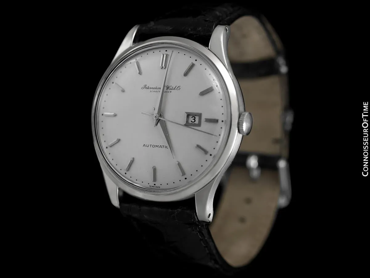 1962 IWC Vintage Mens Watch, Cal. 8531 Automatic with Date - Stainless Steel
