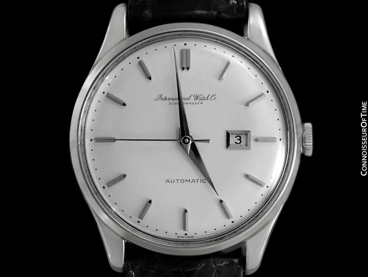 1962 IWC Vintage Mens Watch, Cal. 8531 Automatic with Date - Stainless Steel