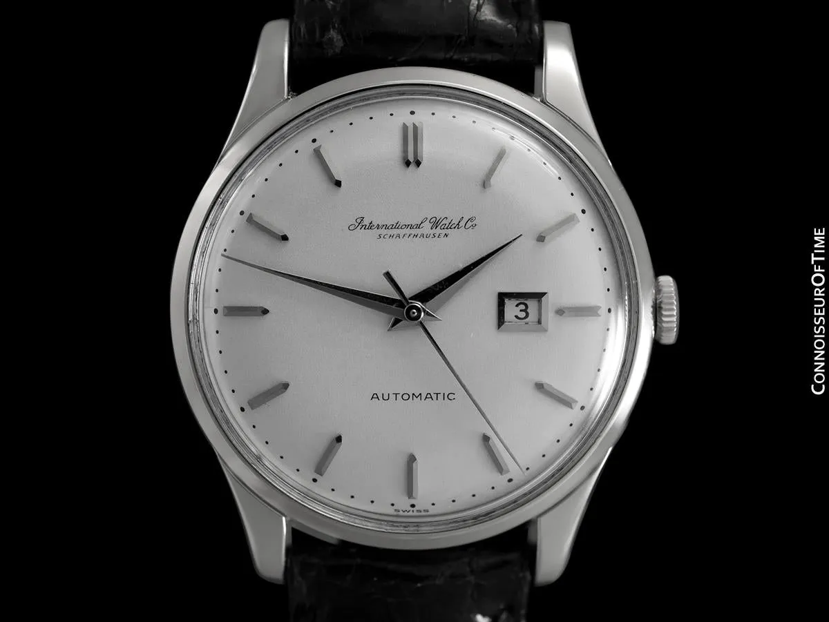 1962 IWC Vintage Mens Watch, Cal. 8531 Automatic with Date - Stainless Steel