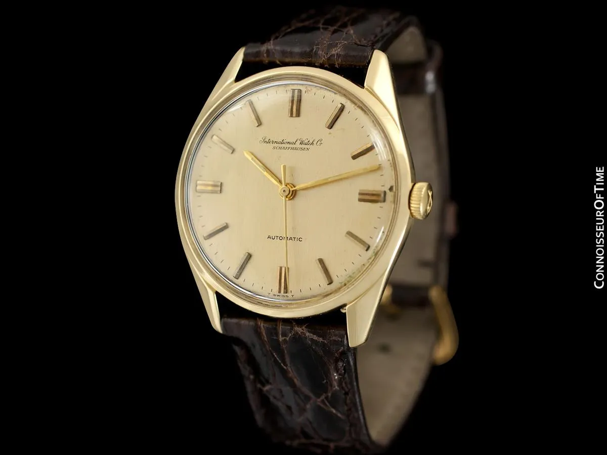 1964 IWC Vintage Full Size Mens Watch, Cal. 854 Automatic - 18K Gold