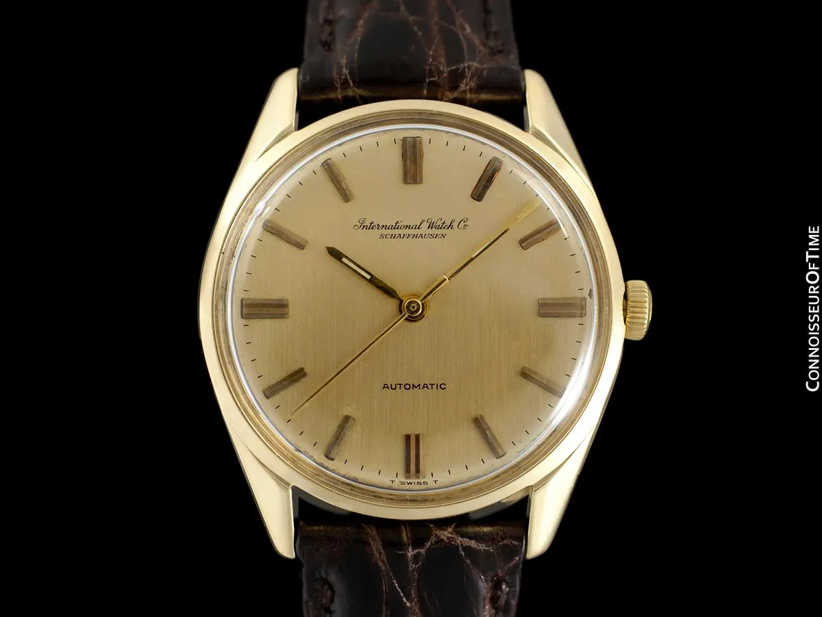 1964 IWC Vintage Full Size Mens Watch, Cal. 854 Automatic - 18K Gold