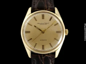1964 IWC Vintage Full Size Mens Watch, Cal. 854 Automatic - 18K Gold