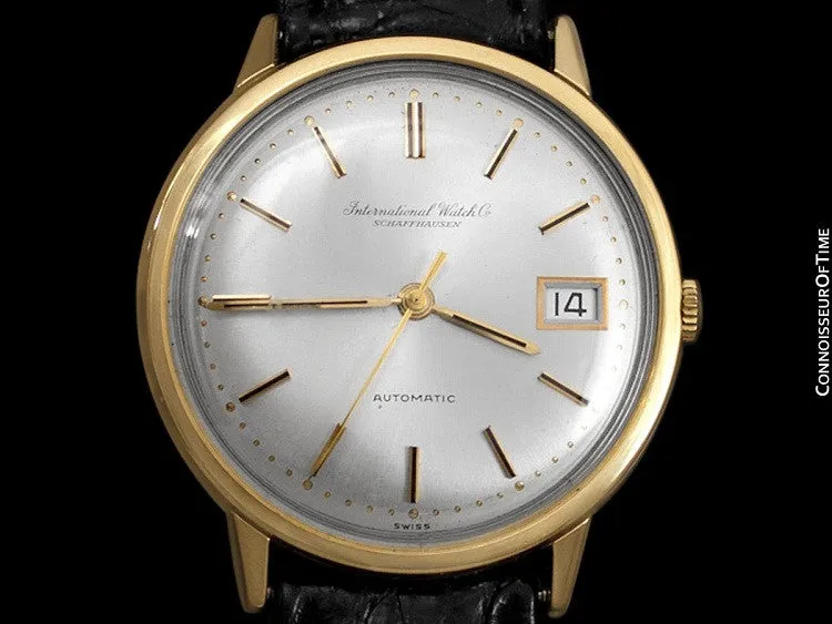 1964 IWC Vintage Full Size Mens Watch, Cal. 8541 Automatic with Date - 18K Gold
