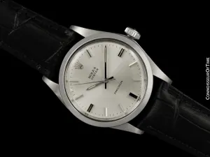 1969 Rolex Oyster Precision Classic Vintage Mens Handwound Watch - Stainless Steel
