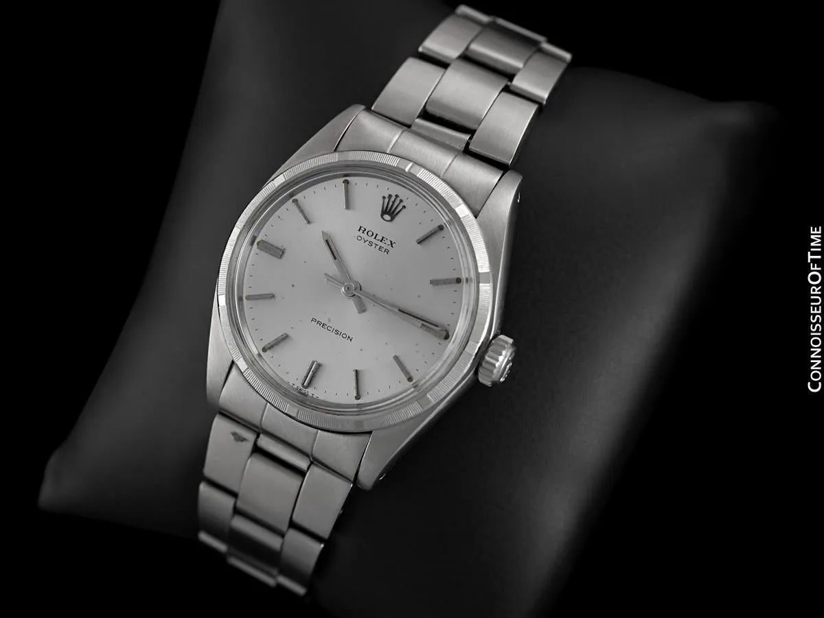 1970 Rolex Oyster Vintage Mens Watch, Stainless Steel - Classic Design