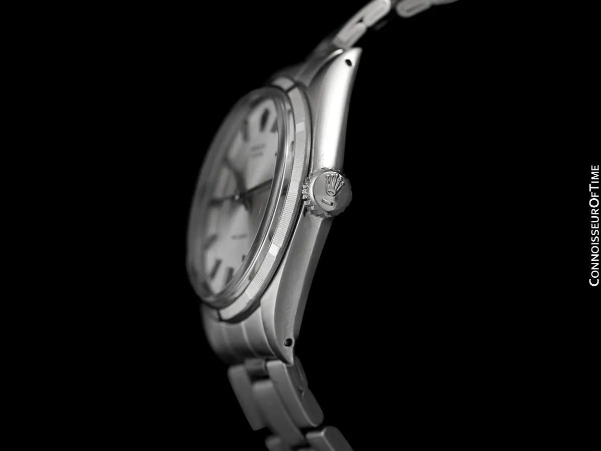 1970 Rolex Oyster Vintage Mens Watch, Stainless Steel - Classic Design