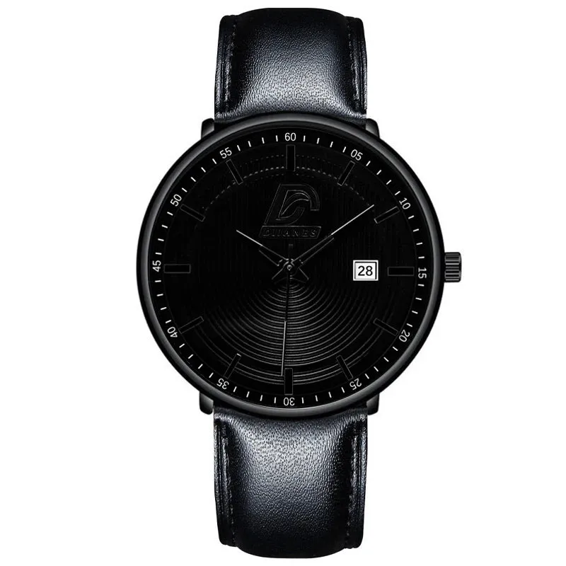 2023 Fashion Mens Minimalist Watches Ultra Thin Magnet Buckle Watch Men Business Stainless Steel Mesh Belt Quartz Wristwatch