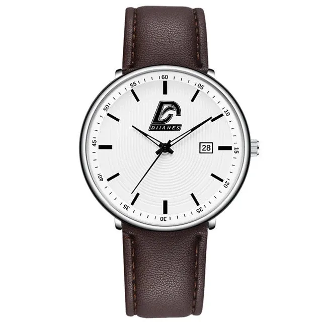 2023 Fashion Mens Minimalist Watches Ultra Thin Magnet Buckle Watch Men Business Stainless Steel Mesh Belt Quartz Wristwatch