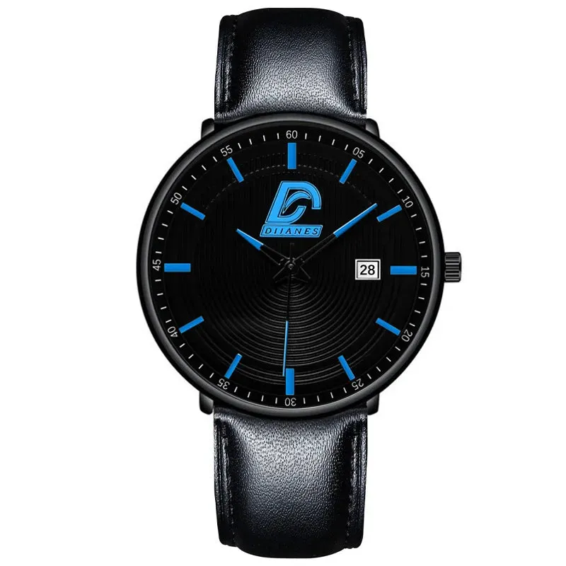 2023 Fashion Mens Minimalist Watches Ultra Thin Magnet Buckle Watch Men Business Stainless Steel Mesh Belt Quartz Wristwatch