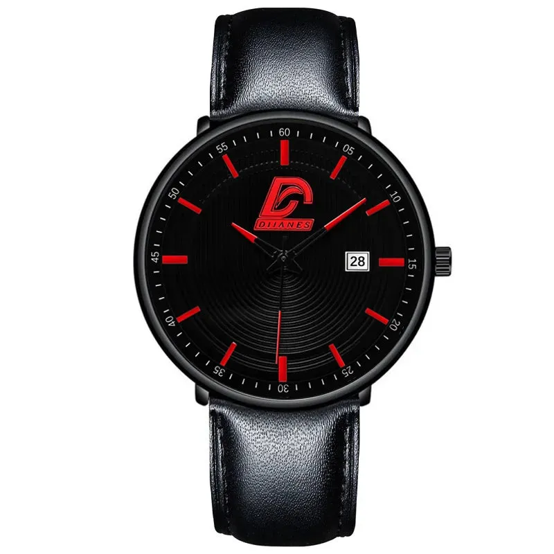 2023 Fashion Mens Minimalist Watches Ultra Thin Magnet Buckle Watch Men Business Stainless Steel Mesh Belt Quartz Wristwatch
