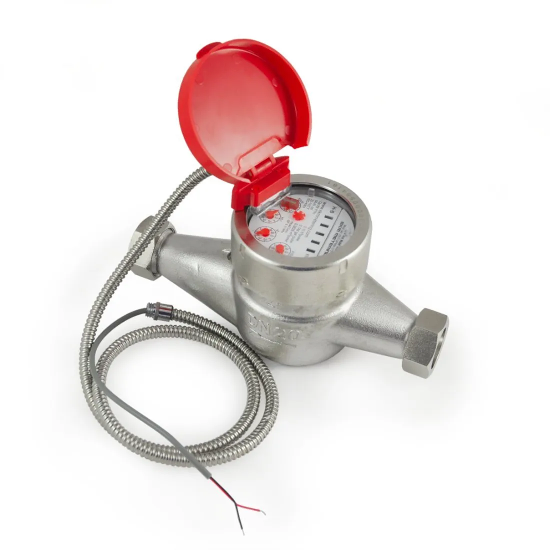 3/4 Inch Hot Water Meter - Stainless Steel, Pulse Output