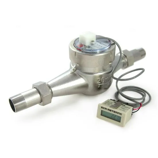 3/4 Inch Hot Water Meter - Stainless Steel, Pulse Output