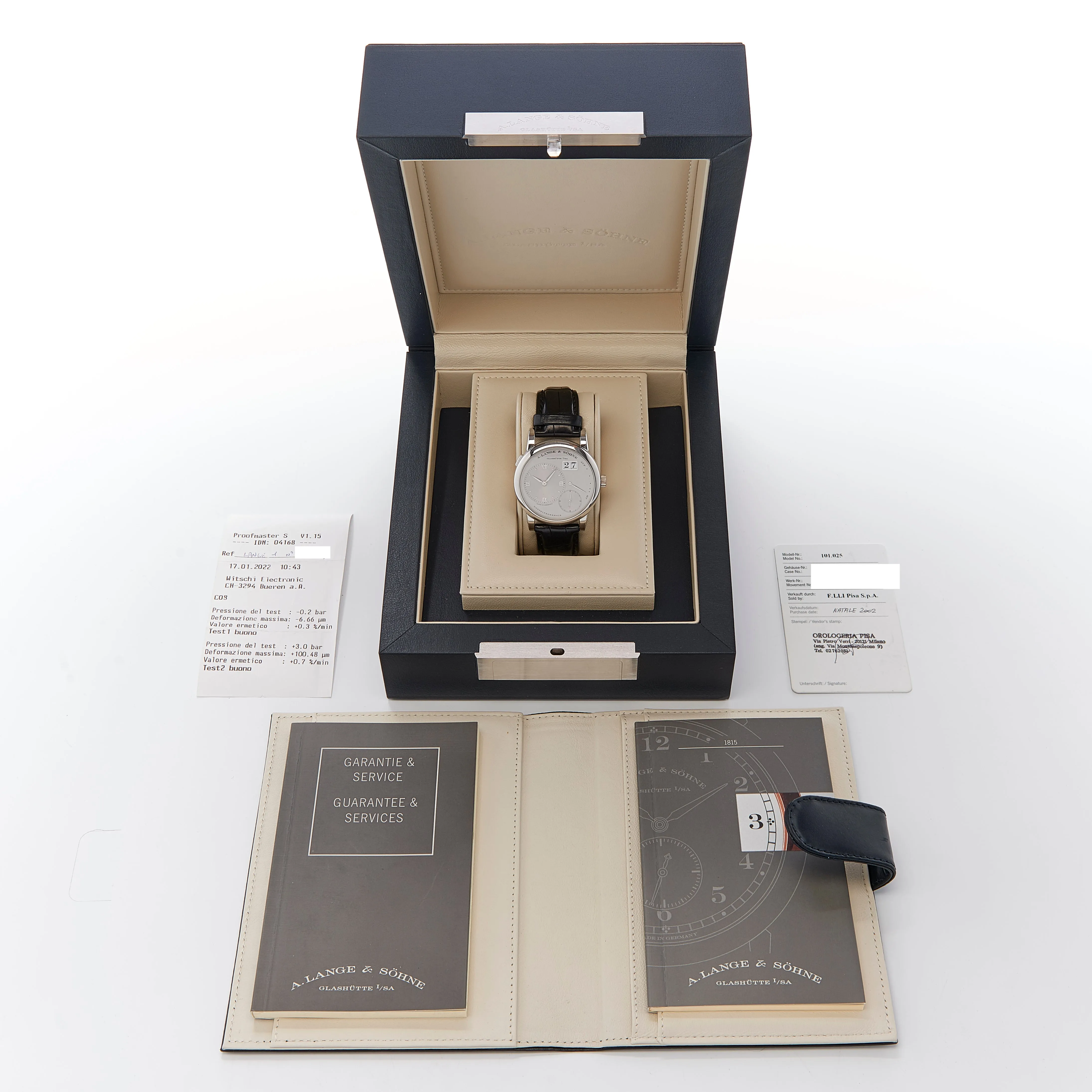 A. Lange & Söhne Lange 1 Platinum Ref. 101.025