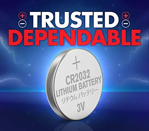 ACDelco CR2032 3V Lithium Coin Cell Battery, Watch and Electronics Button Batteries, 24-Count