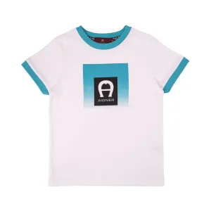 Aigner Kids Boy's White T-Shirt