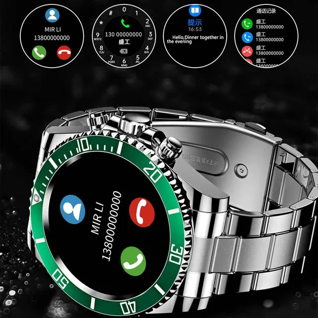 AW12 Smart Watch Multifunction Smartwatch Fitness Sports Waterproof Watches  Steel Wrist Clock Bluetooth Call
