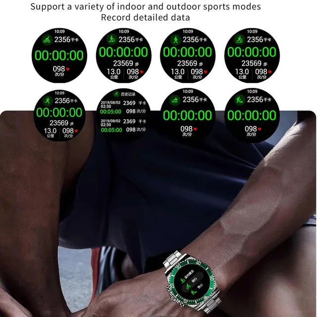 AW12 Smart Watch Multifunction Smartwatch Fitness Sports Waterproof Watches  Steel Wrist Clock Bluetooth Call