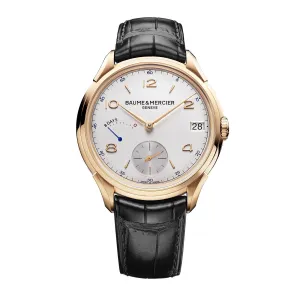 Baume et Mercier Clifton Men's 18 Rose Gold Watch 10195