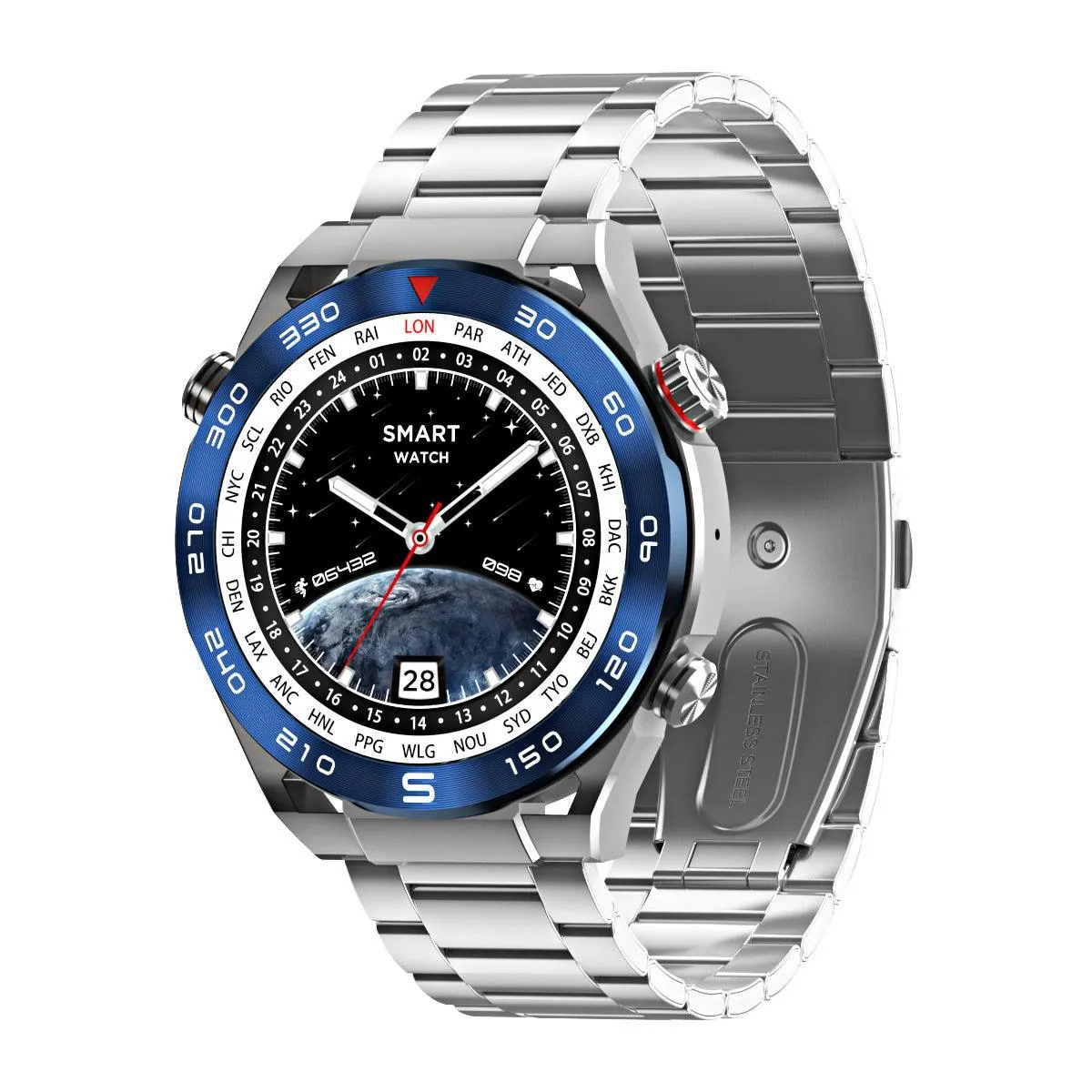 Bluetooth Smart Sports Watch with Large Screen and Payment Function