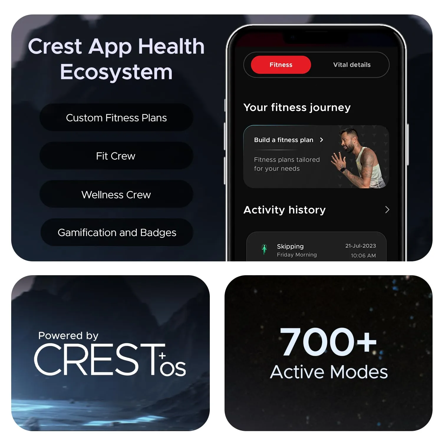 boAt Lunar Orb w/ 1.45" (3.6 cm) AMOLED Display, BT Calling, DIY Watch Face Studio, Coins, Crest App Health Ecosystem, Live Cricket & Football Scores IP67, Smart Watch (Cherry Blossom)