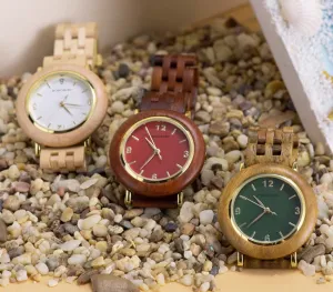 BOBO BIRD MINIMALIST CREATIVE DESIGN VINTAGE WOMEN'S WATCH