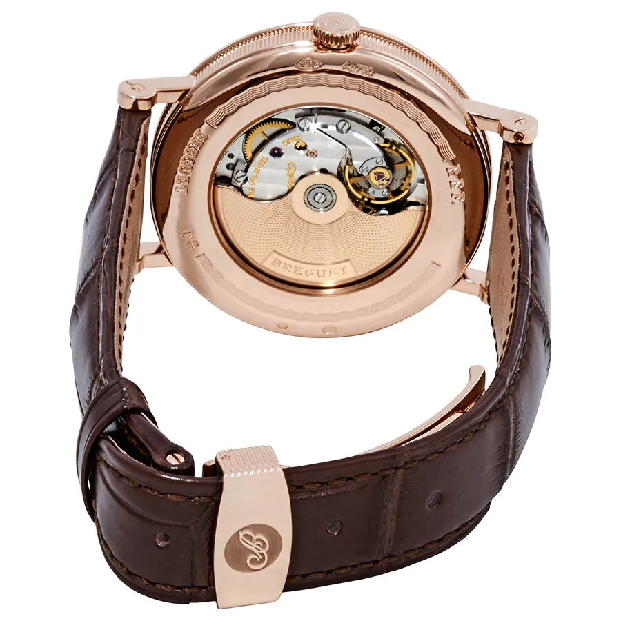 Breguet Classique Moonphases Automatic White Dial 18K Rose Gold Men's Watch 7787BR299V6