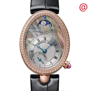 Breguet Reine de Naples Automatic Diamond Silver Dial Ladies Watch 8908BR/5T/964D00D