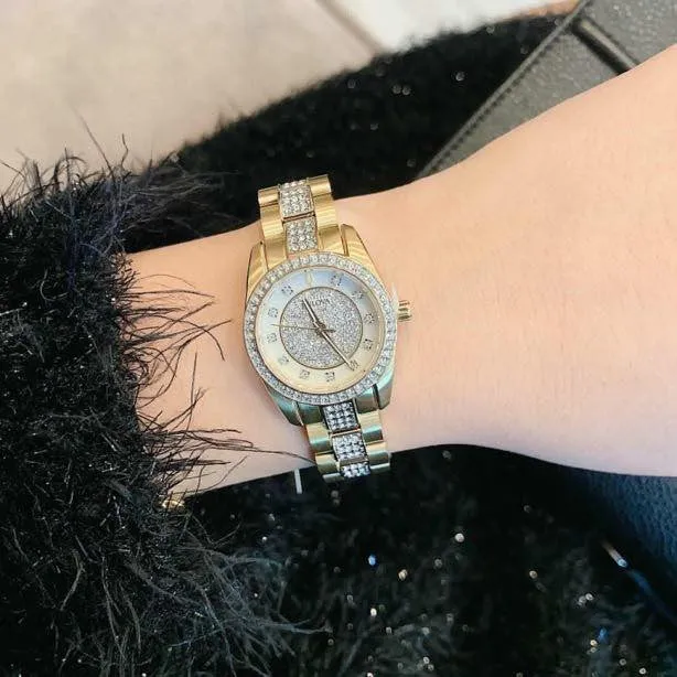 Bulova Crystal Quartz Ladies Watch 98L241