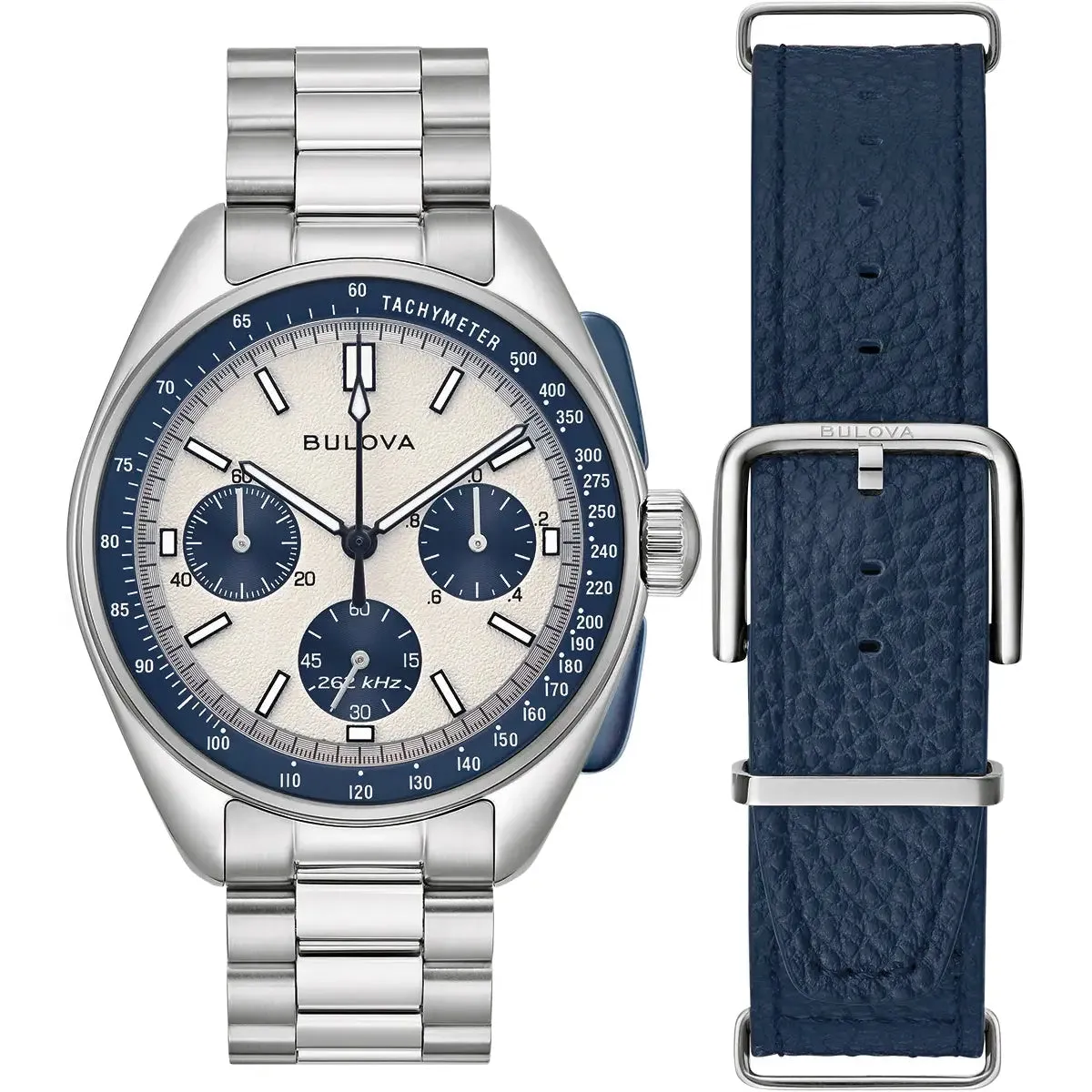 Bulova Lunar Pilot Chrono Men's Blue Watch 98K112