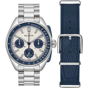 Bulova Lunar Pilot Chrono Men's Blue Watch 98K112
