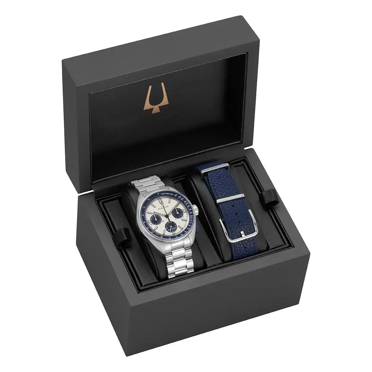 Bulova Lunar Pilot Chrono Men's Blue Watch 98K112
