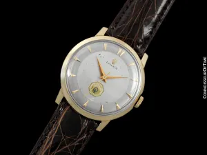 c. 1964 Rolex Vintage Mens Handwound Dress Watch, Optimists International - 14K Gold