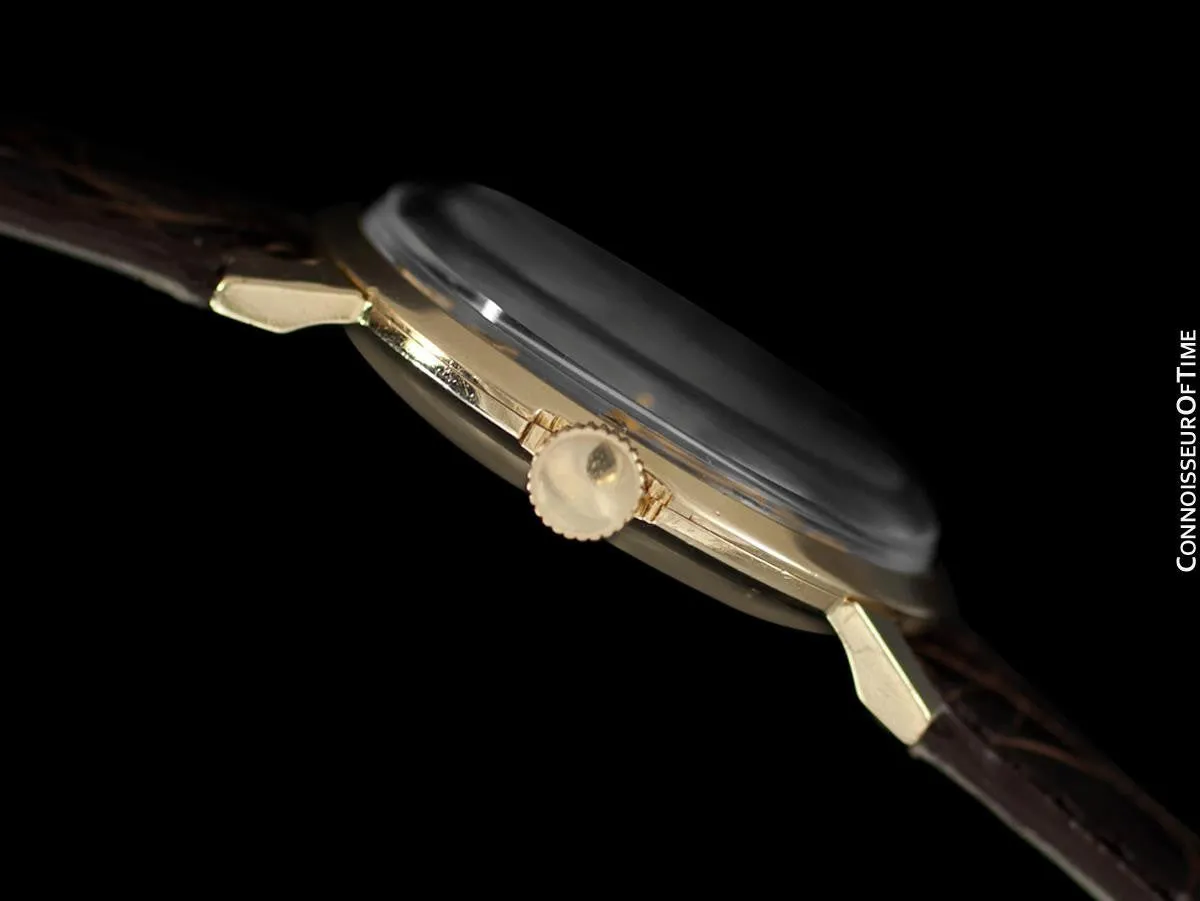 c. 1964 Rolex Vintage Mens Handwound Dress Watch, Optimists International - 14K Gold