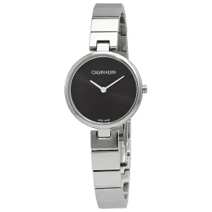 Calvin Klein Authentic Quartz Black Dial Ladies Watch K8G23141