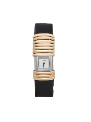 Cartier Declaration 16 X 31mm 18K Yellow Gold Diamond Titanium Ladies Watch 2611