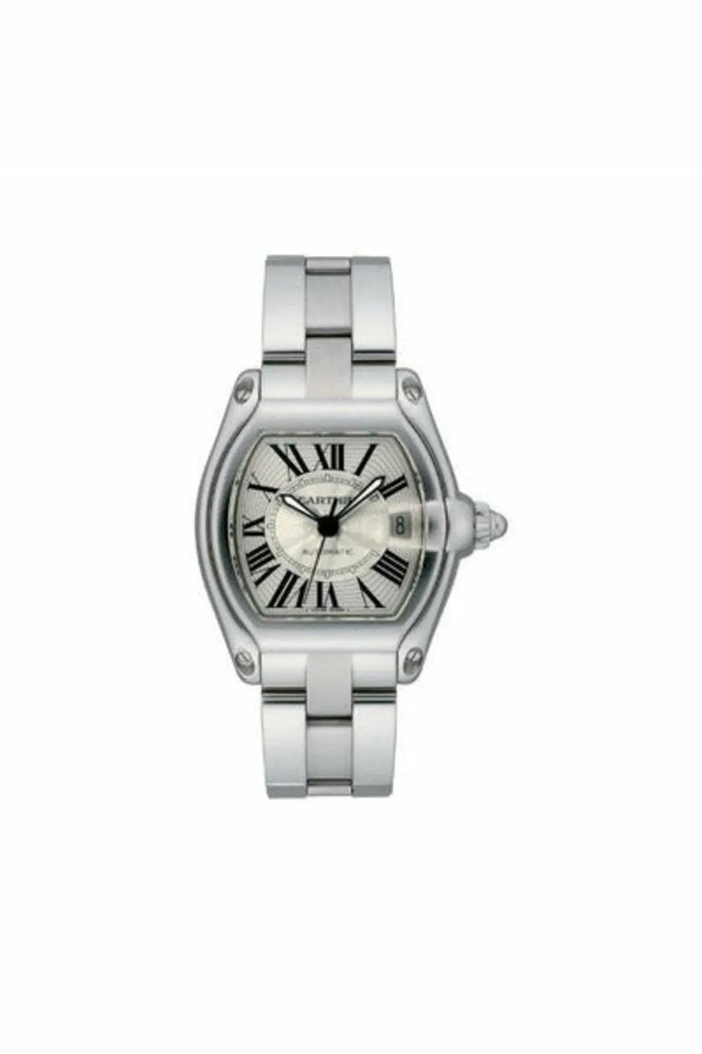 cartier roadster stainless steel 44 x 37mm men's watch