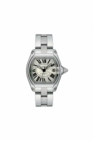 cartier roadster stainless steel 44 x 37mm men's watch