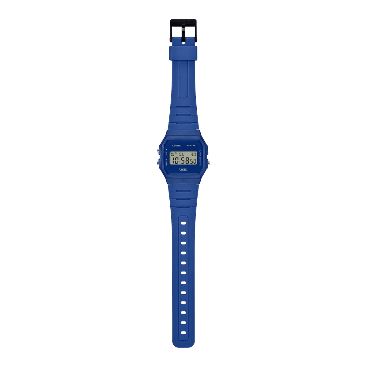 Casio Vintage Blue Digital Watch - F91WB-2A