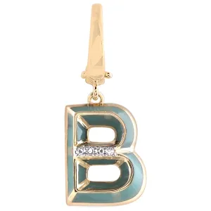Ceramic Alphabet charm RDCH0031GG-B RDCH0031GG-B