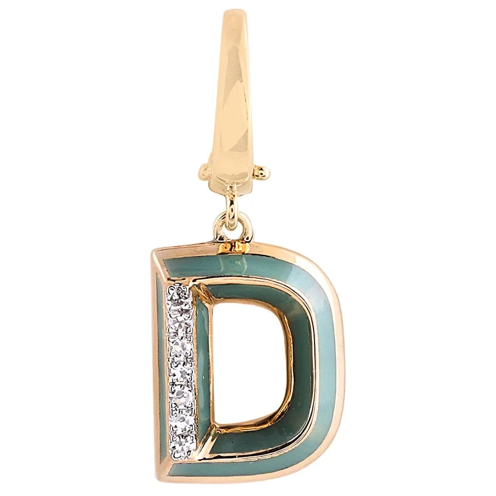 Ceramic Alphabet charm RDCH0031GG-D RDCH0031GG-D